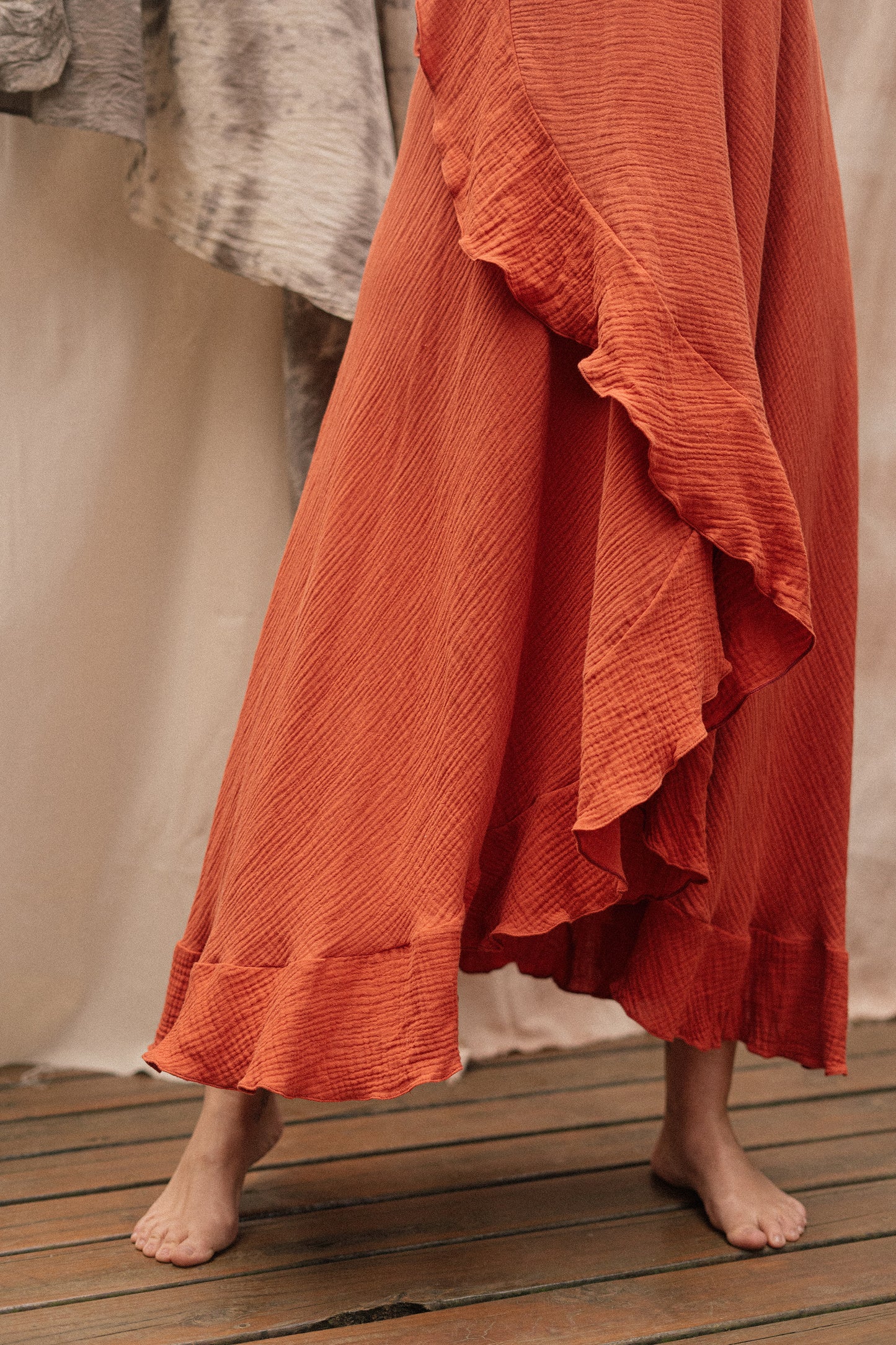 Vestido Yoni Urucum