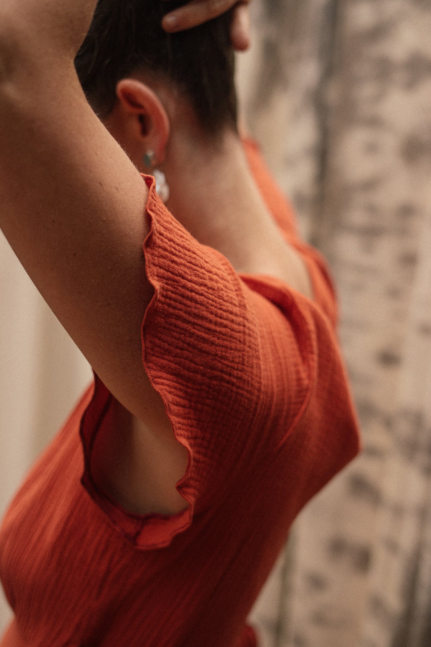 Vestido Yoni Urucum