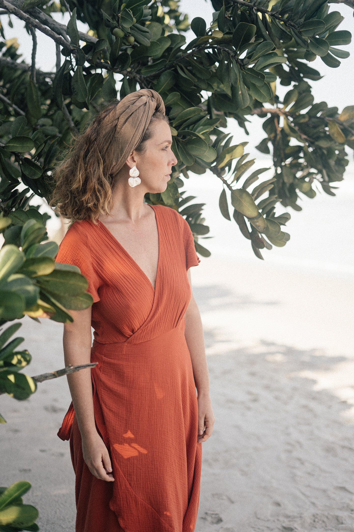 Vestido Yoni Urucum