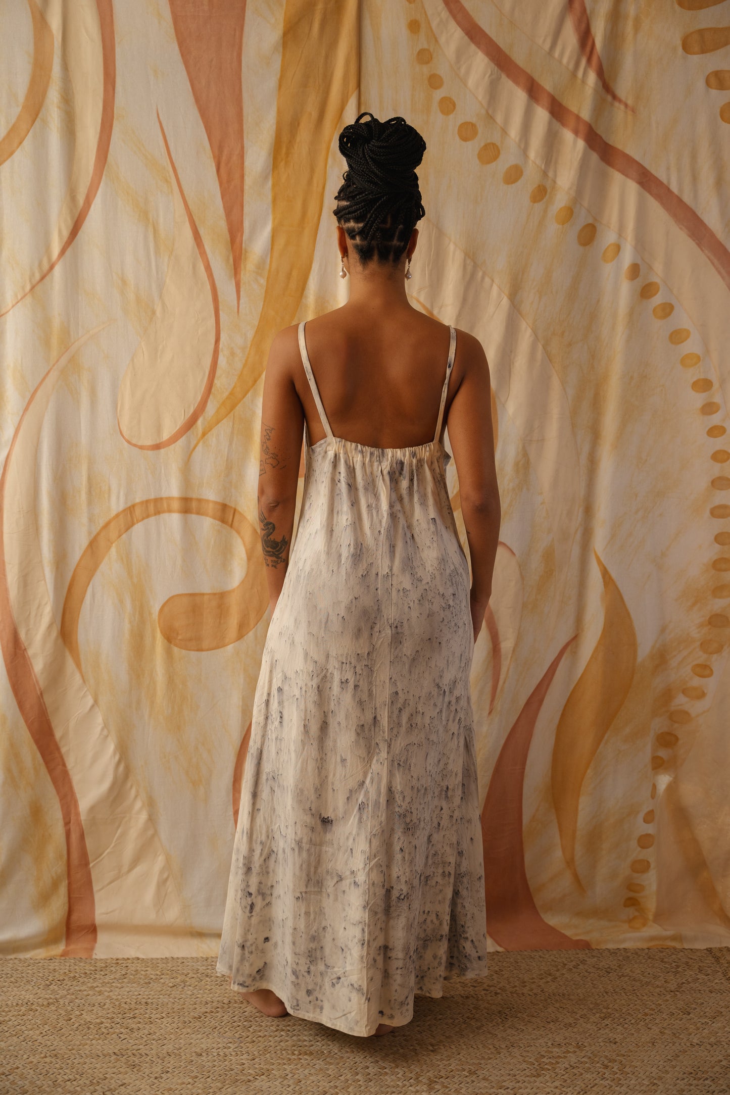 Vestido Uni Ecoprint