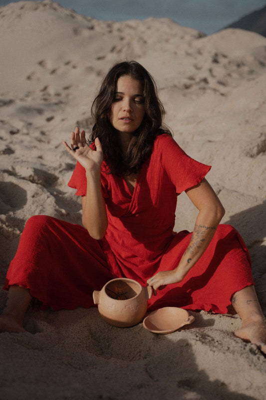 Vestido Yoni Vermelho