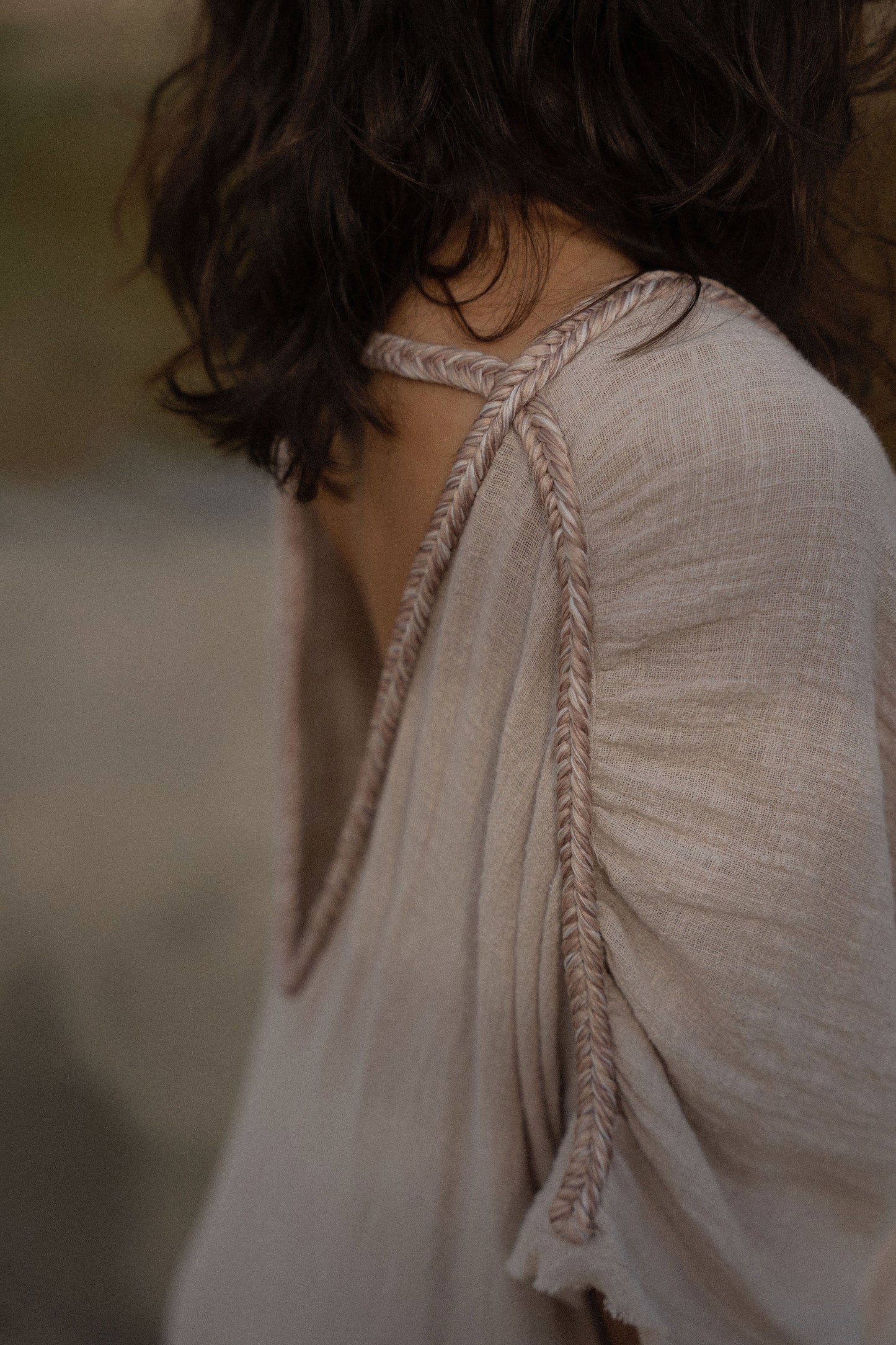 Vestido Ausset Areia