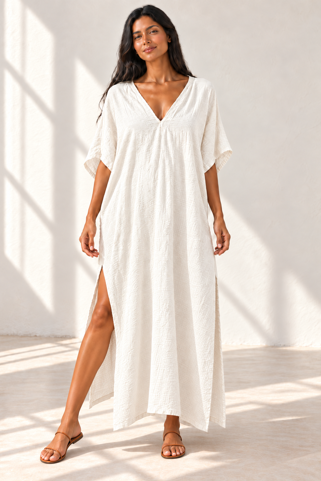 Kaftã Lunita Branco